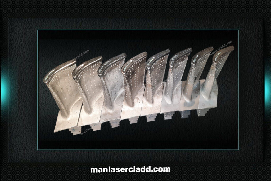 ترمیم ست پره موتور هواپیما پوشش کاری لیزری